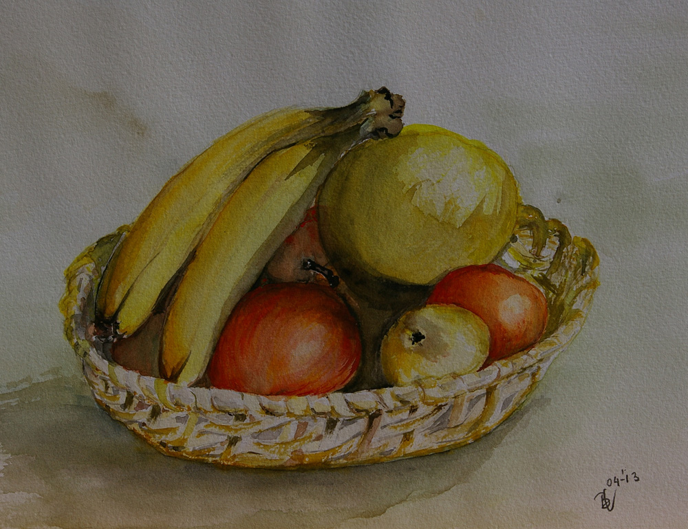 Nature mort des fruits